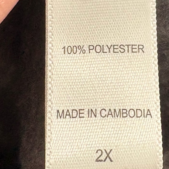 Koolaburra by UGG Gray Sherpa Hooded 1/4 Zip Fleece Pullover Jacket 2X - Picture 6 of 8